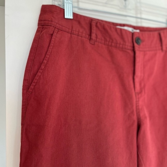 TWIK High Waist Straight Leg Pant 9 Red - Picture 10 of 16